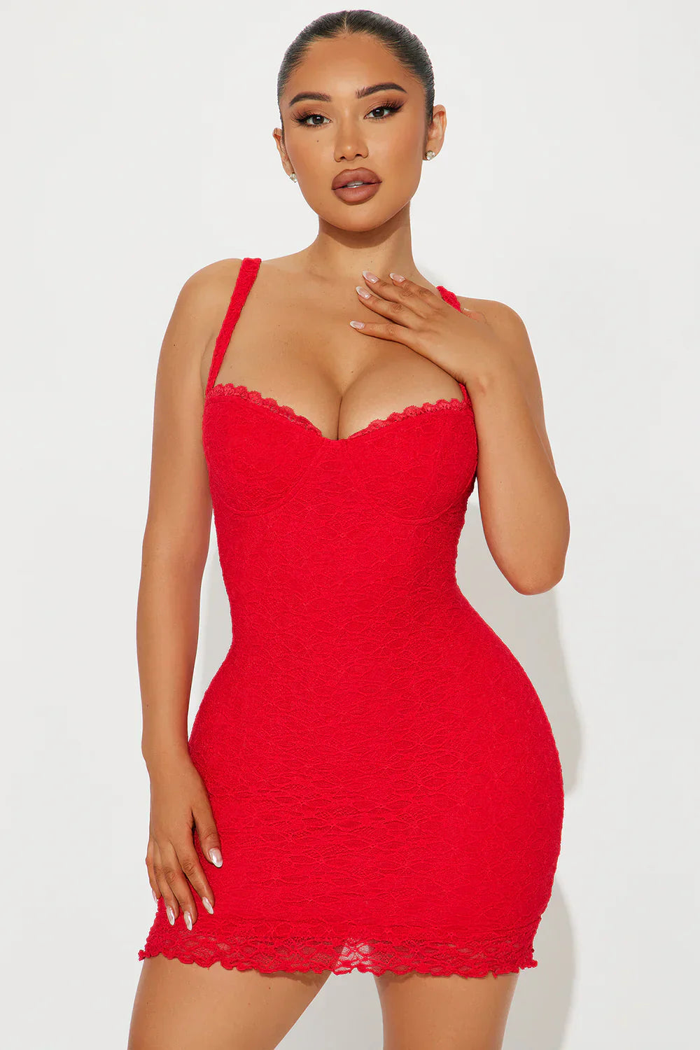 Cleo Lace Micro Mini Dress
