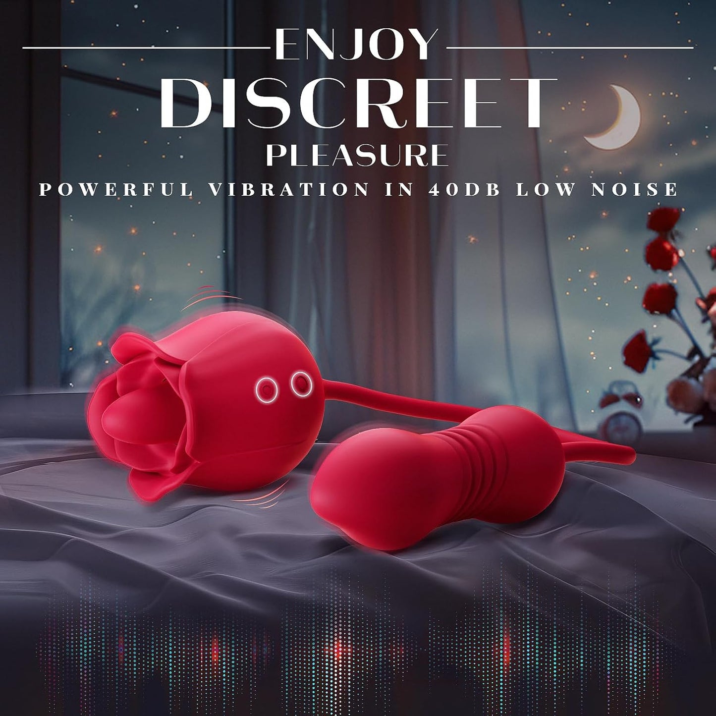 Rose Vibrator Dildo
